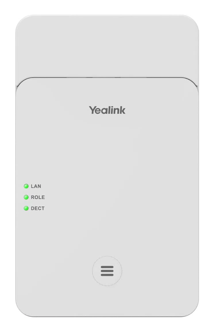 Yealink W75 DECT IP Mini Multi-Cell System – 20 gleichzeitige Anrufe, 3 Basisstationen, 20 Mobilteile, Nahtloses Handover & Roaming, HD-Sprachqualität, PoE-Unterstützung