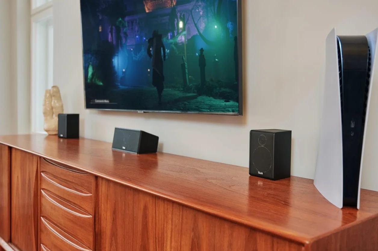 Teufel CONSONO 25 Concept Power Edition - 5.1 Soundsystem, Komplettsystem Heimkino mit integriertem AV-Receiver, Bluetooth, Dolby Audio, USB-C-Soundkartenfunktion, HDMI ARC CEC
