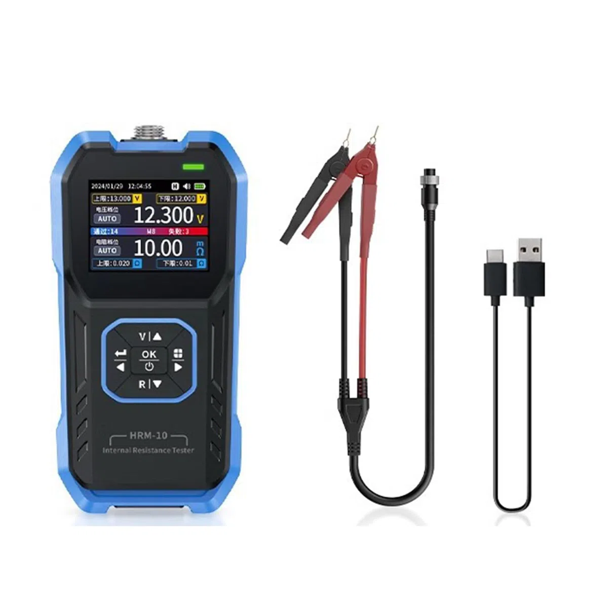 Batteriespannungs und Widerstandsmessgerät, Kondensatortester, Gerät für Elektriker und Elektronik Enthusiasten, Kondensatortester