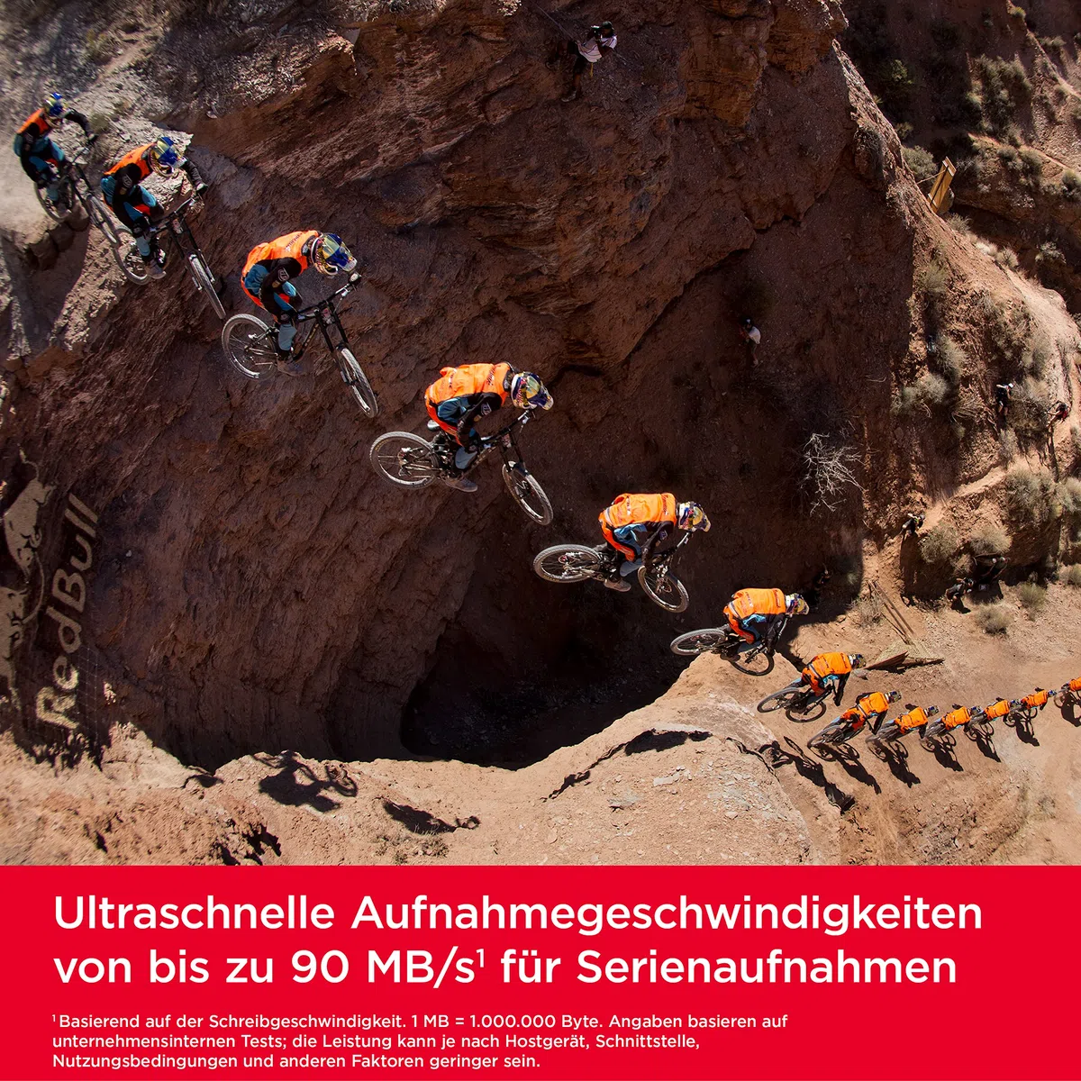 icefox Action Cam 4K Ultra HD 20MP Kamera Unterwasserkamera & SanDisk Extreme SDXC UHS-I Speicherkarte 128 GB