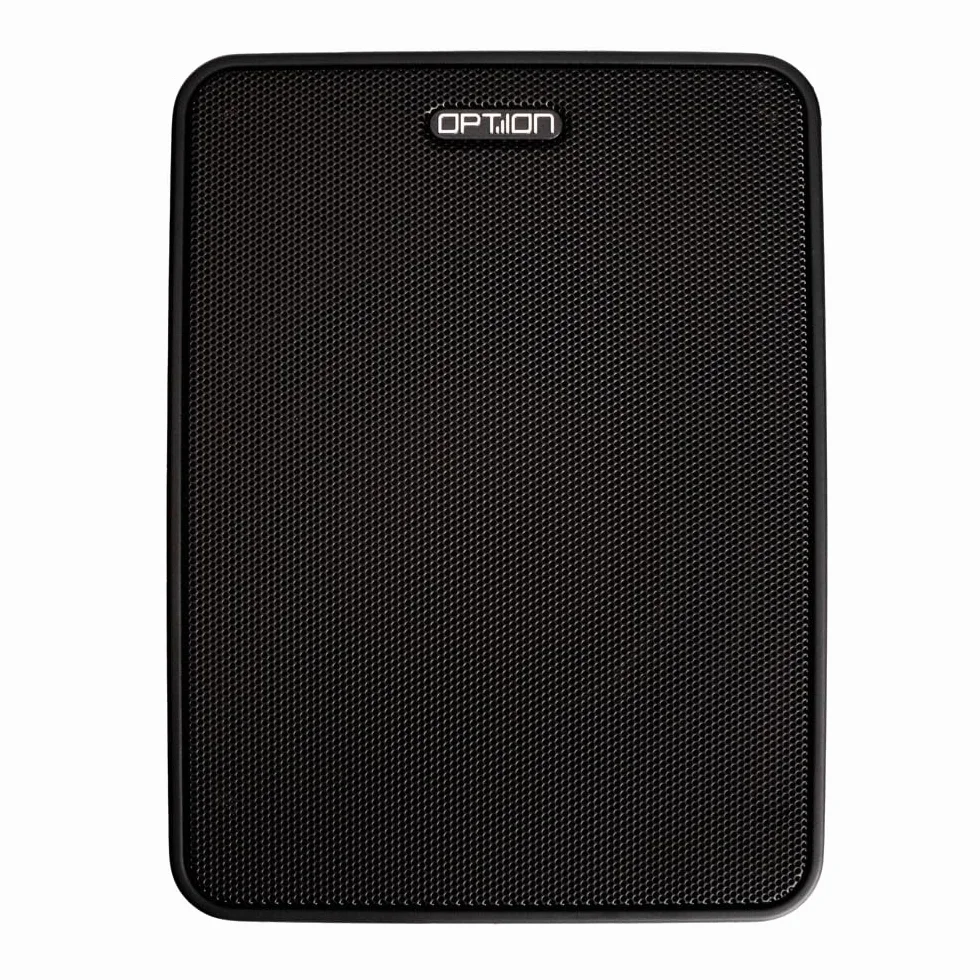 Option DRIVE7.6UP Passiv-Subwoofer - Kompakter Untersitz-Subwoofer extrem flach, 100 Watt RMS, 4 Ohm