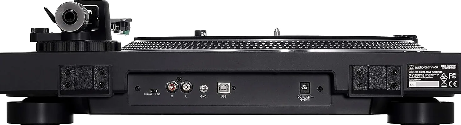 Audio-Technica LP120xBTUSB Direktangetriebener Plattenspieler (Bluetooth & USB) Schwarz