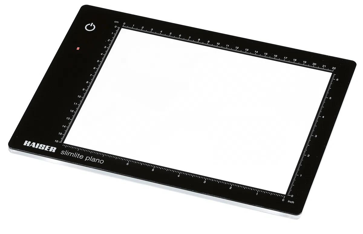 KAISER Table Lumineuse LED extra-Plate 16 x 22 cm - SLIMLITE Plano - KAI2453