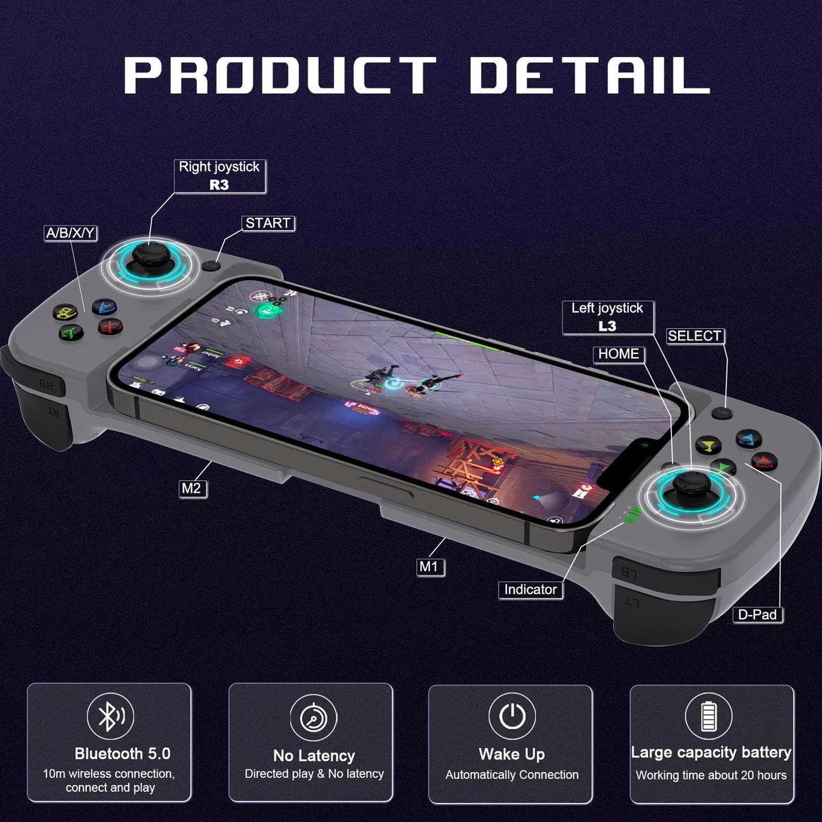 Joso power controller, die sich auf den einsatz Von iPhone, iPhone, PC /M2 konzentrieren und handy-controller auf iPhone 15, 14, 13, 12, 11 und und verkaufte verkaufte Impact