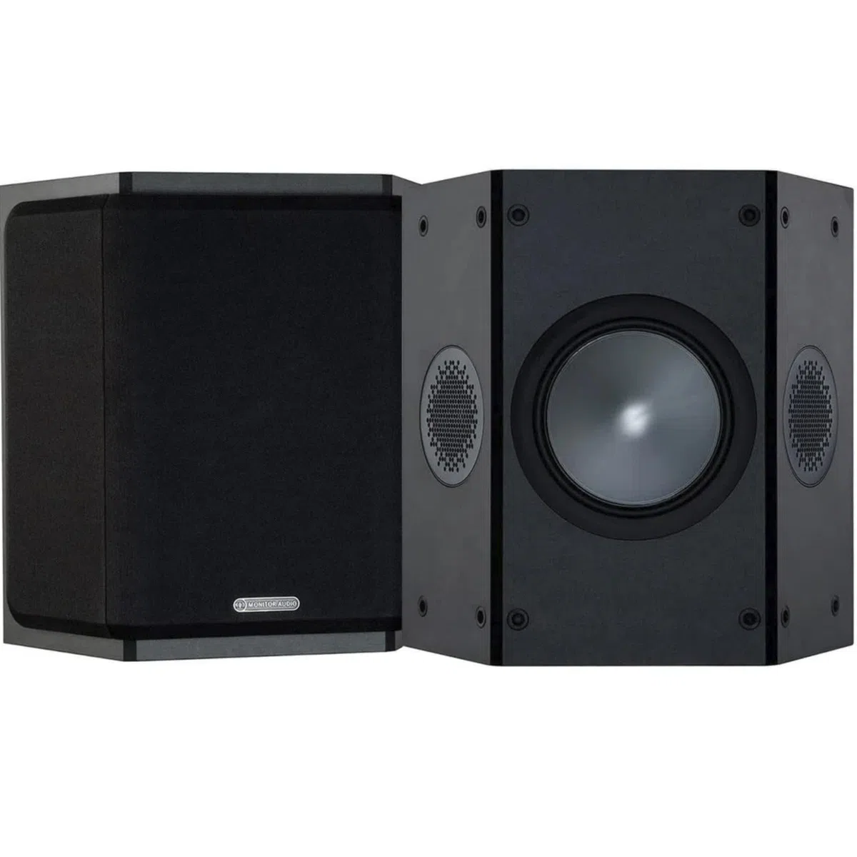 Monitor Audio Bronze FX 6G | Farbe: Schwarz | Surround-Lautprecher | Paar | Heimkino | 2-Wege | 8 Ohm | 80 Watt | Dipol/Bipol | Geschlossenes Gehäuse | Passiv
