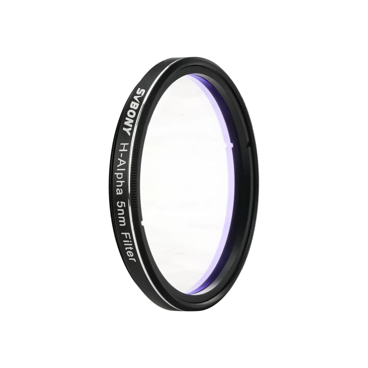 Svbony SV227 2" Teleskopfilter, H-Alpha 5nm Schmalband CCD Filter, Lichtverschmutzungsfilter Reduziert Himmelsglühen, Verbessert Kontrast und Details für Deep Sky Astrofotografie
