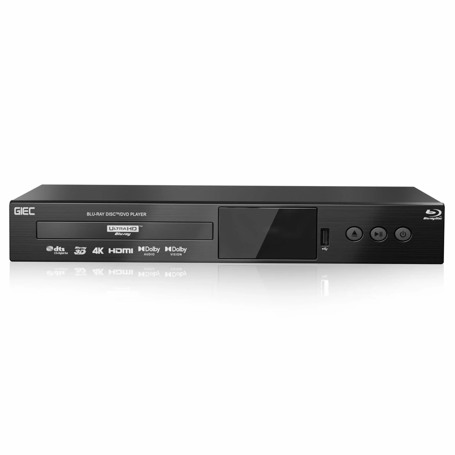 G5300 4K Ultra HD Blu Ray Player für alle Regionen Discs 3D Blu Ray DVD Player für TV / Projektor 4K HDR 10 Dual HDMI Ausgänge / Koaxial / Optisch / USB 3.0