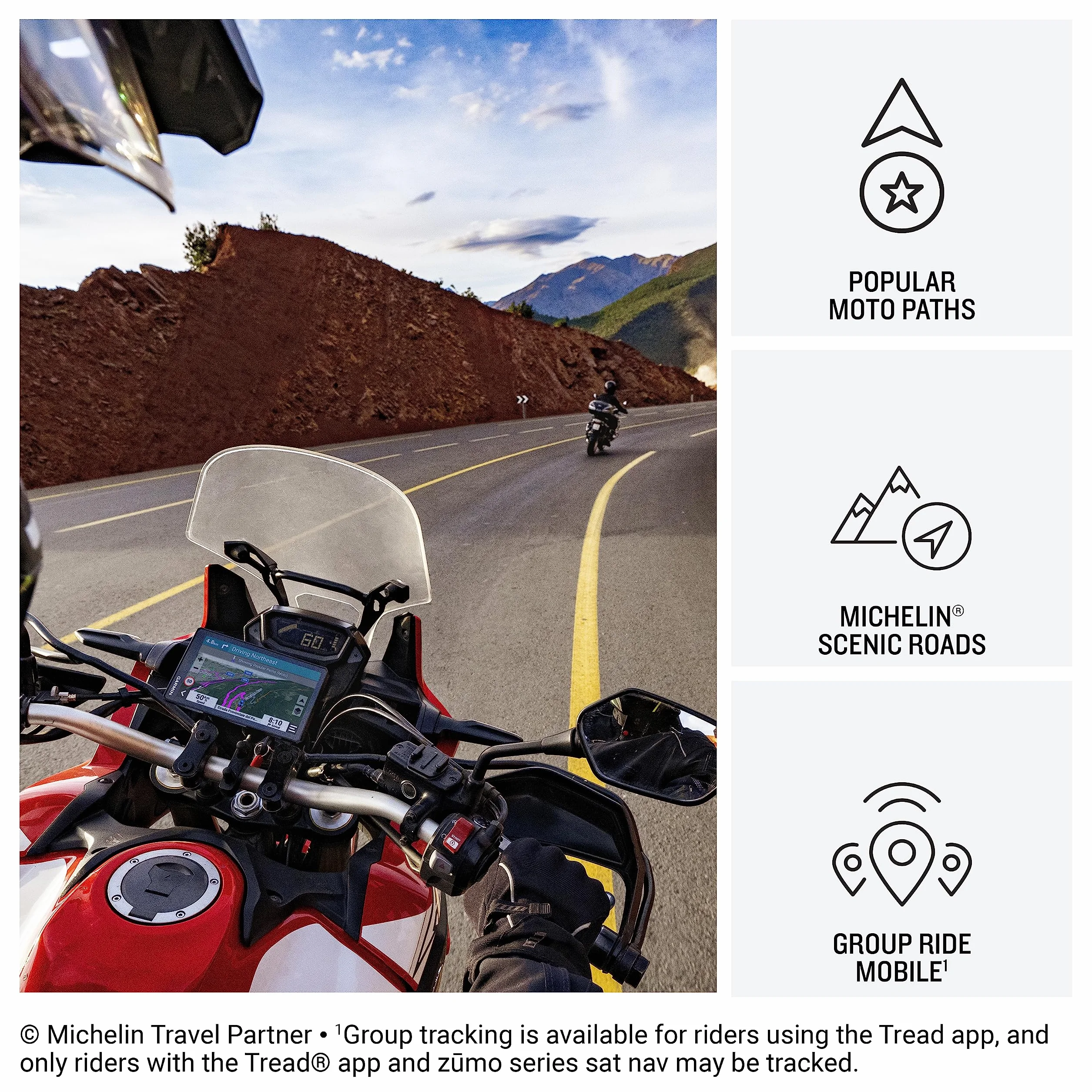 Garmin zūmo XT2 - Satelliten-Navigationssystem für Geländemotorräder, 6 Zoll großes, helles Display, lesbar im Sonnenlicht, regenfest, visueller Routenplaner und Zusammenfassungen von