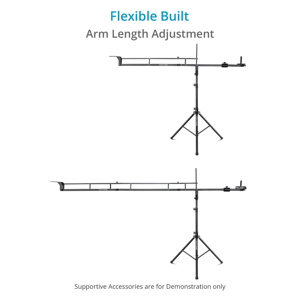 PROAIM 12' Vega Videokamera-Auslegerkran für Videomacher und Filmemacher. Nutzlast: 5 kg / 11 lb (JB-VG12-01)