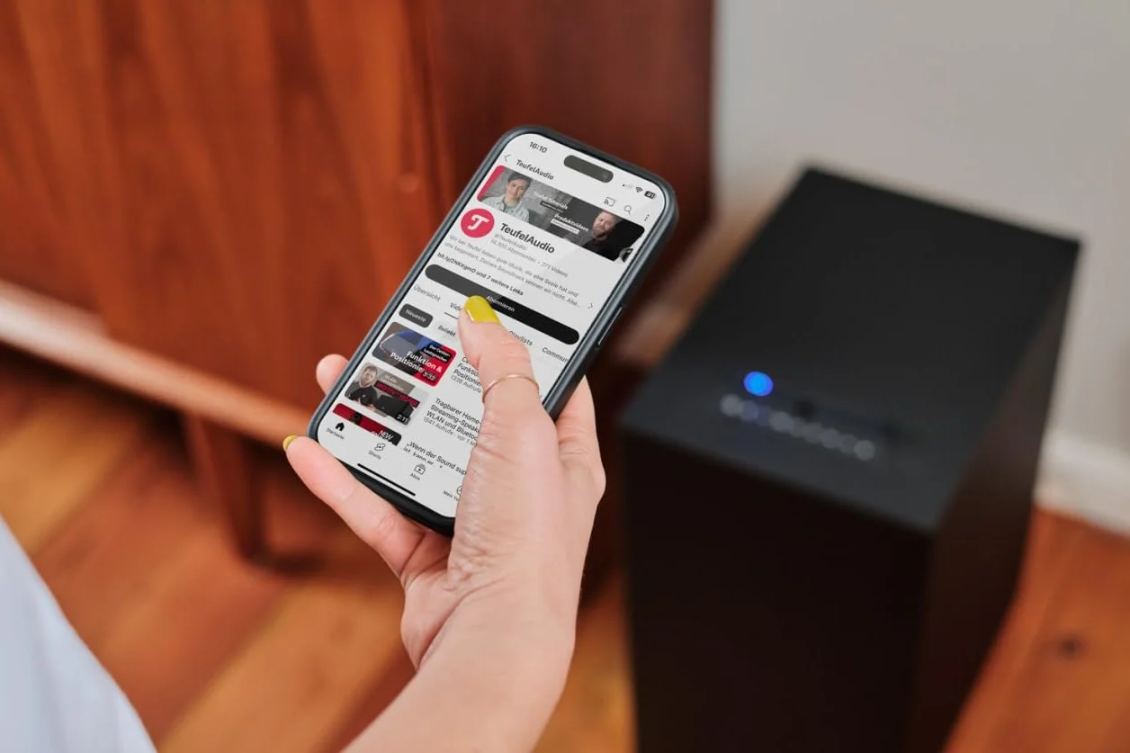 Teufel CONSONO 25 Concept 5.1 Surround Soundsystem, Komplettsystem Heimkino mit integriertem AV-Receiver & Bluetooth, Dolby Audio, USB-C-Soundkartenfunktion, HDMI ARC CEC für Games, Filmton und Musik