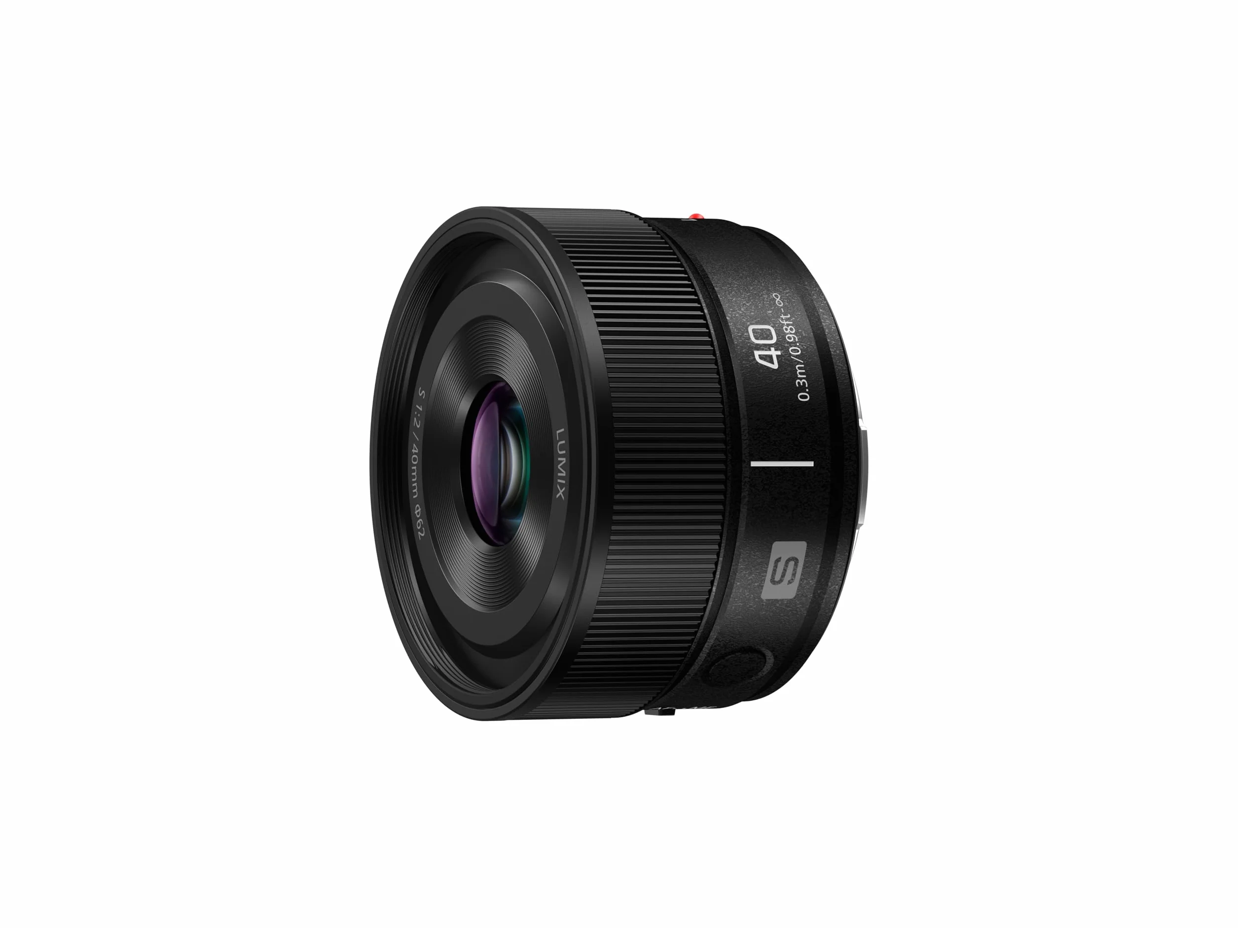 Panasonic LUMIX S-S40E-K 40mm F2 L-Mount Objektiv, kompaktes Vollformat Festbrennweitenobjektiv, leicht für Reisen, Street Photography und Alltag, wetterfest