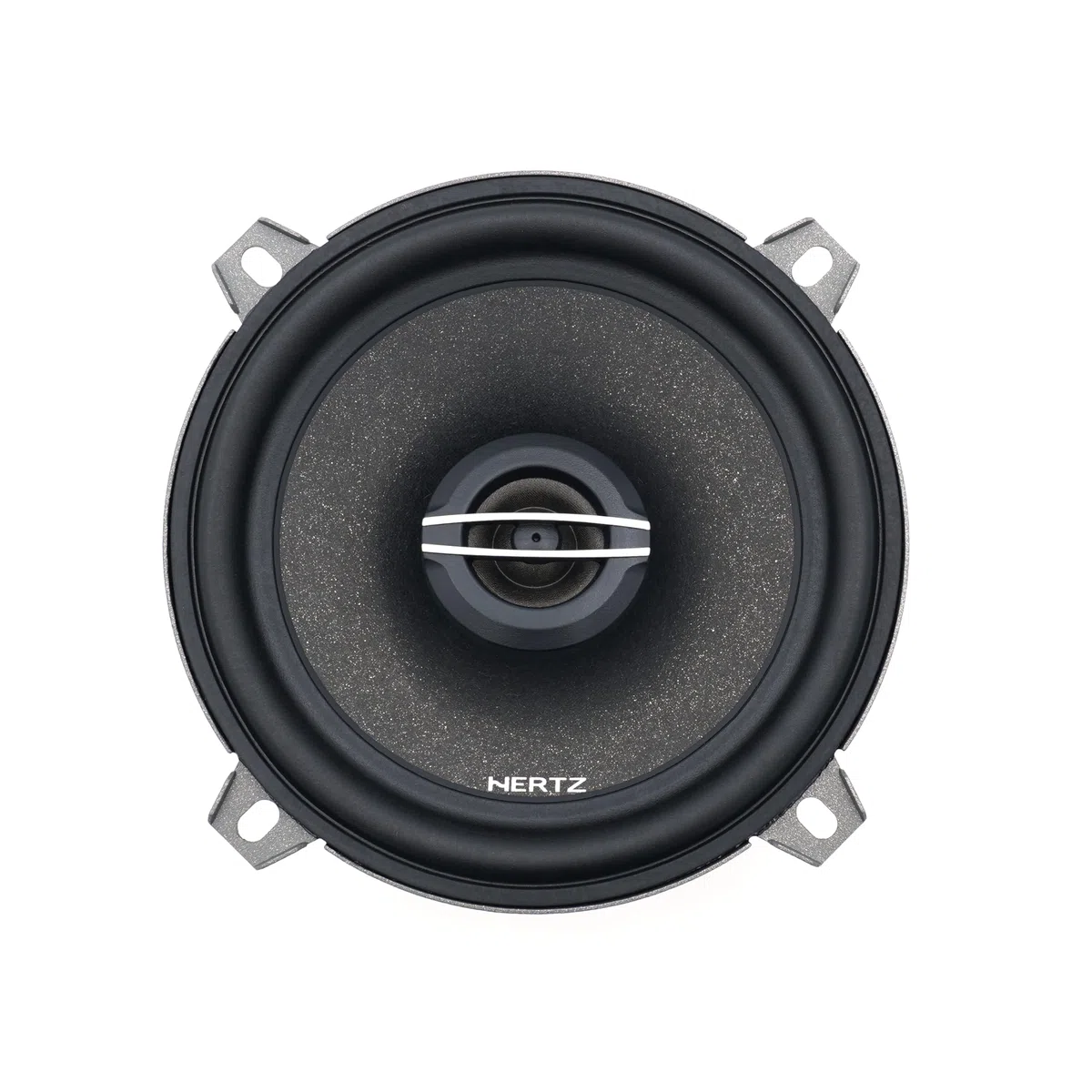 Hertz CX 130 Koaxiallautsprecher 130 mm 2-Wege mit PEI-Hochtöner und Polypropylen-Konus, 150W Peak, 50W RMS, 92,5 dB Empfindlichkeit, 4 Ohm Impedanz, Einbautiefe 52 mm, Schwarz
