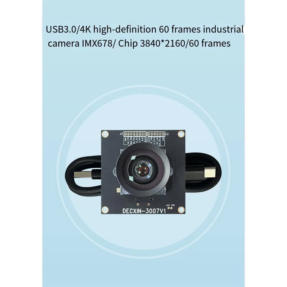 IMX678 USB3.0 Kamera- 8MP 4K HD 60fps Industrie-Kamera mit Gesichtserkennung UVC-Protokollunterstützung 77,9 Grad