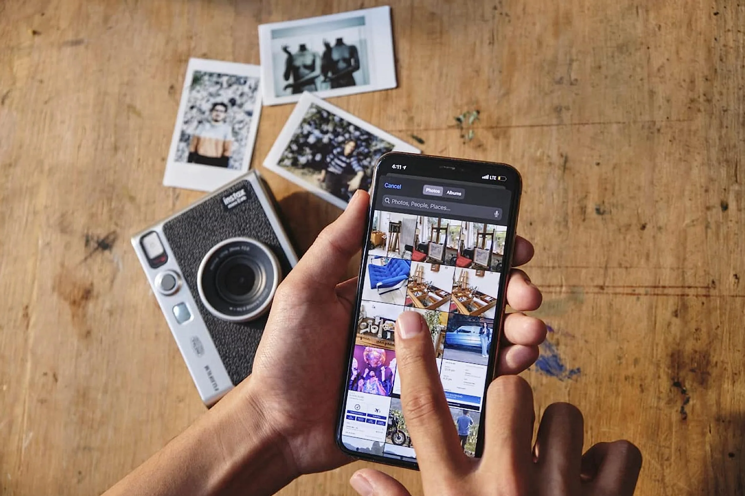INSTAX mini EVO Sofortbildkamera mit Hybridfunktion
