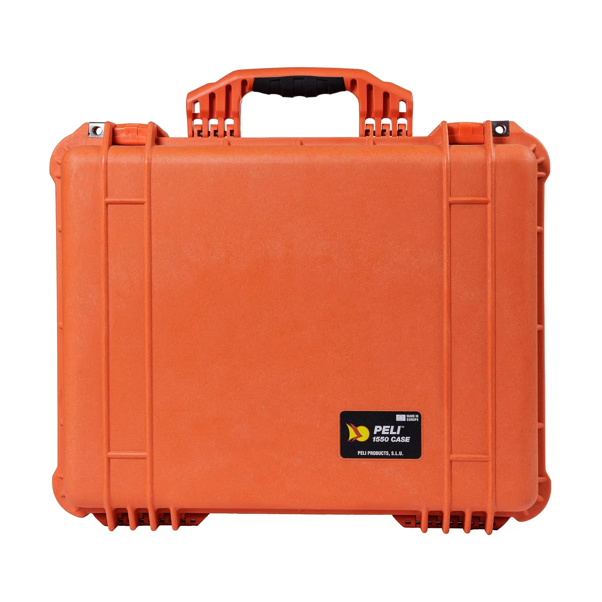 PELI 1550 Wasserfester Peli Case Schutzkoffer, IP67 Wasser- und Staubdicht, 33L Volumen, Ohne Schaum, Orange