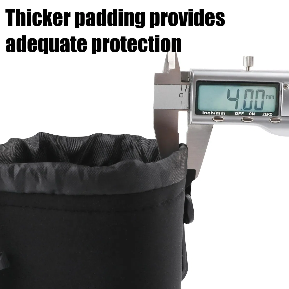 4 Stück Objektivtasche Set aus Neopren Objektivbeutel in 4 Größen,Schwarz mit Kordelzug, Kamerazubehör Schutz für Kamera Objektiv,weiche Schutzbeutel für DSLR Zubehör Canon Nikon Sony Pentax Olympus