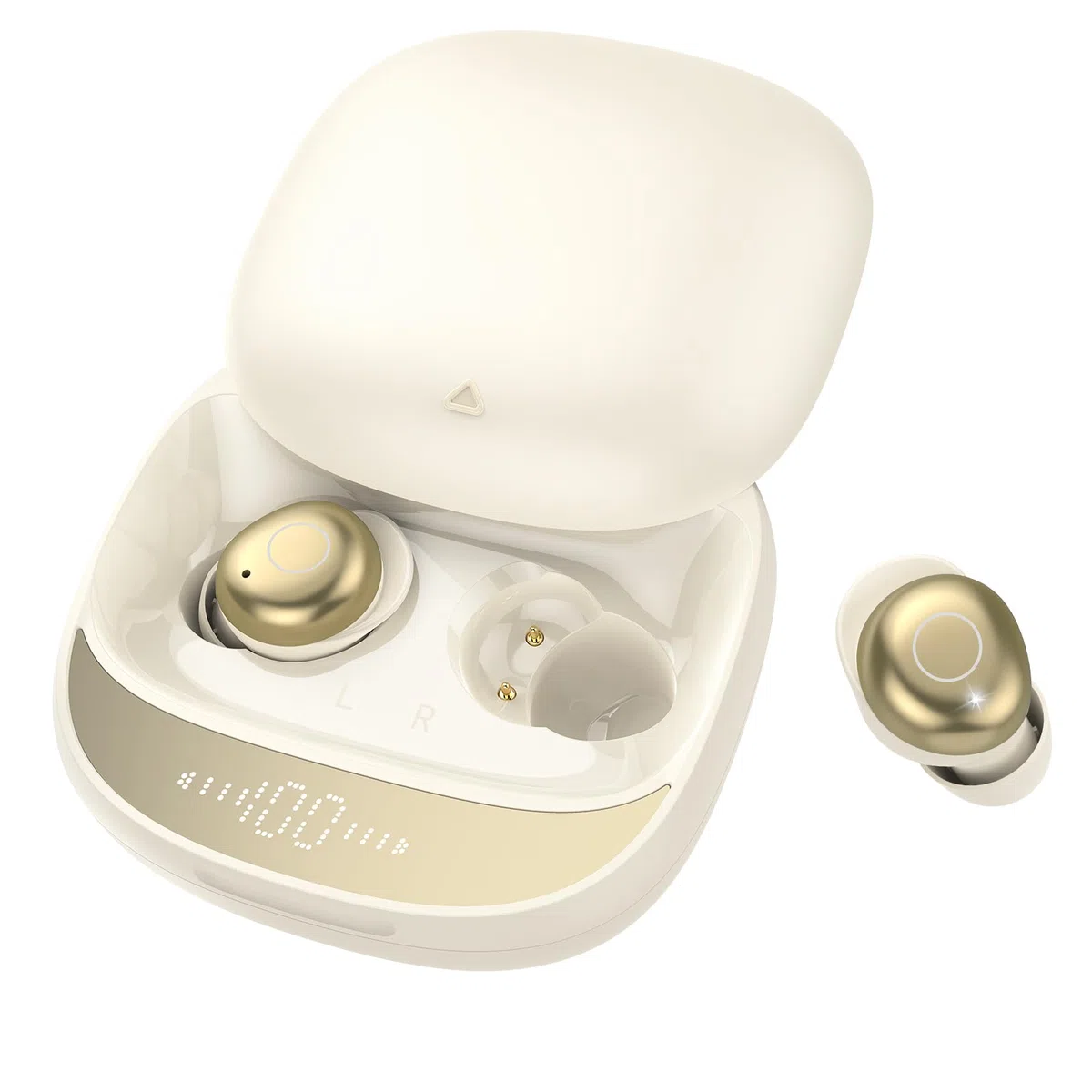 Bluetooth Kopfhörer Kabellos, Schlaf kopfhörer Seitenschläfer 2026, Schlafkopfhörer Bluetooth 5.4 mit White Noise, 6 EQ Sleep Earbuds, Mini Ohrhörer zum Schlafen 40Std, In Ear Kopfhörer LED