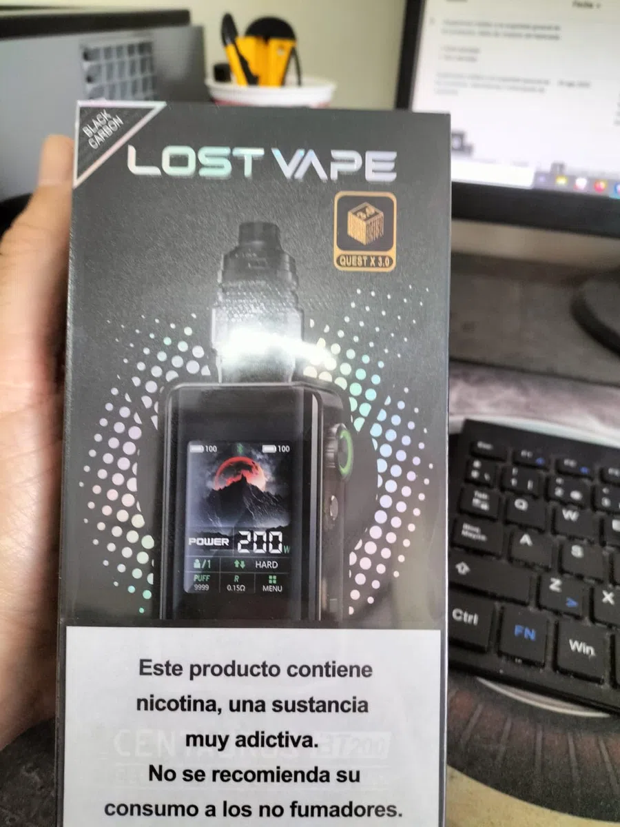 Lost Vape Centaurus BT200 Kit E-Zigarette | 200W Box Mod mit UB Max Verdampfer | Sub Ohm Vape Set mit 2ml Tank, OLED Display & USB-C | Ohne Liquid & Nikotin (Platinum Crest)