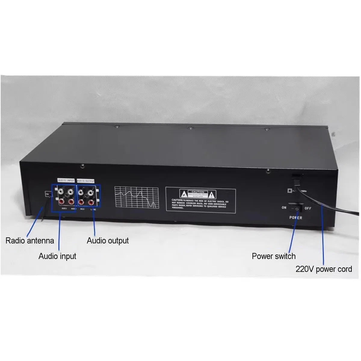 Dual 20-Band-Stereo-Equalizer, 5,0 Bluetooth Equalizer, HiFi Home EQ Tuning Equalizer Mit Digitalem Display, Fernbedienung, Rauschreduktion Für Den Aufnahmestudio