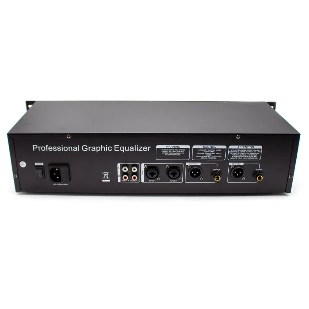 EQ-888 2HE Dual Spectrum Audio-Equalizer, Digital 31 Bands Audio Digital Effect DSP Equalizador Processor Stage KTV Sound System