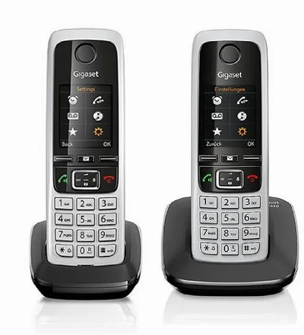 Gigaset C430 / C 430 Duo schwarz mit insgesamt 2 Mobilteilen
