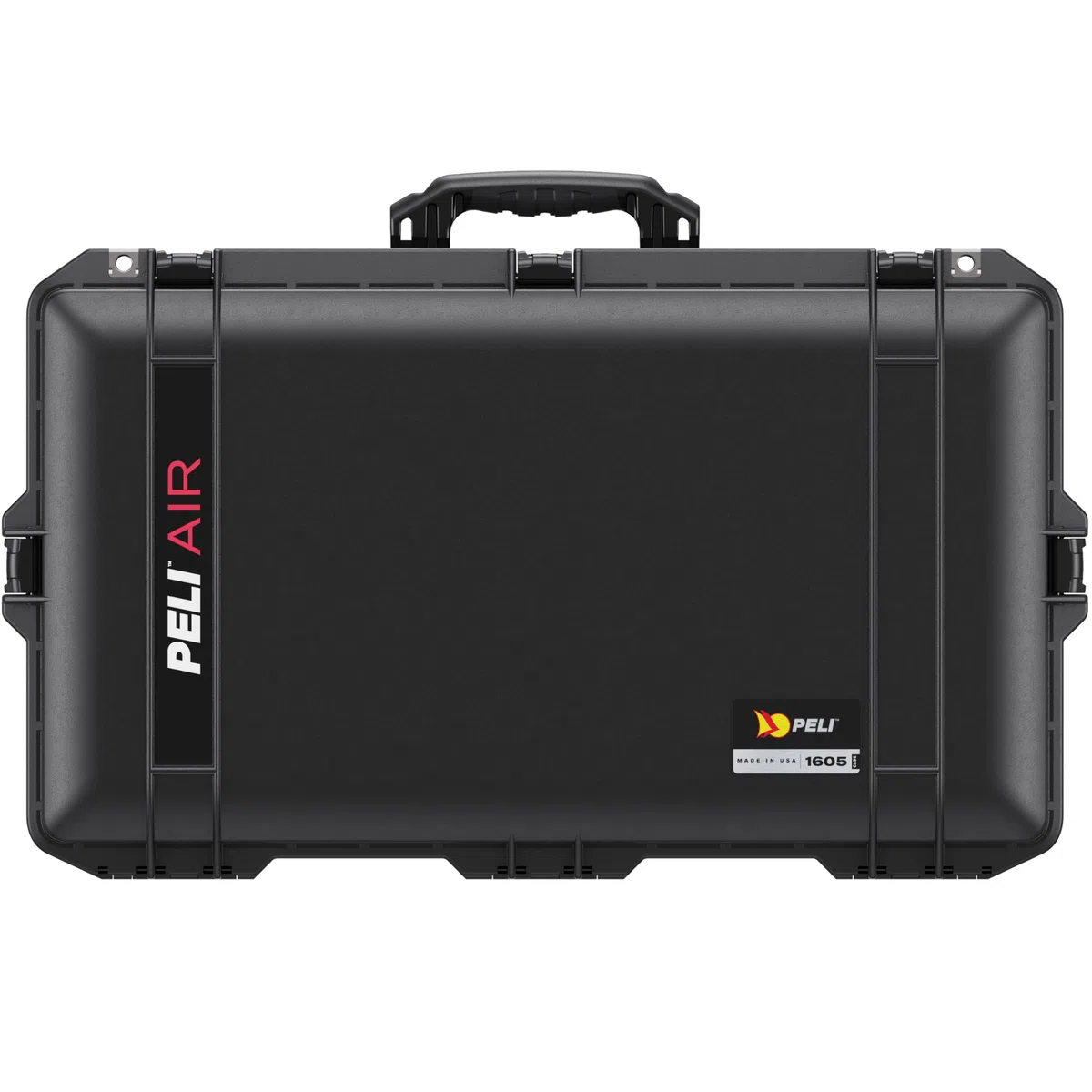 PELI 1605 Air Leichter Schutzkoffer für Kamera Equipment, Wasser- und Staubdicht, 50L Volumen, Mit Schaumstoffeinlage (Anpassbar), Farbe: Schwarz