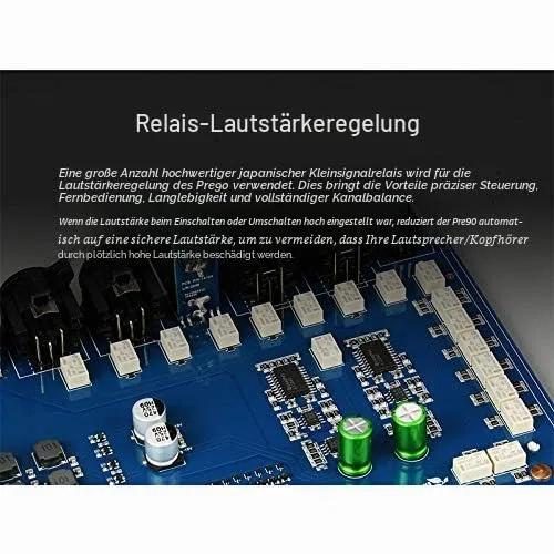 Topping Pre90 Vorverstärker & Ext90 Eingang Extender Hi-Res Audio NFCA Module 2RCA 4XLR Kombination (Schwarz, Pre90)