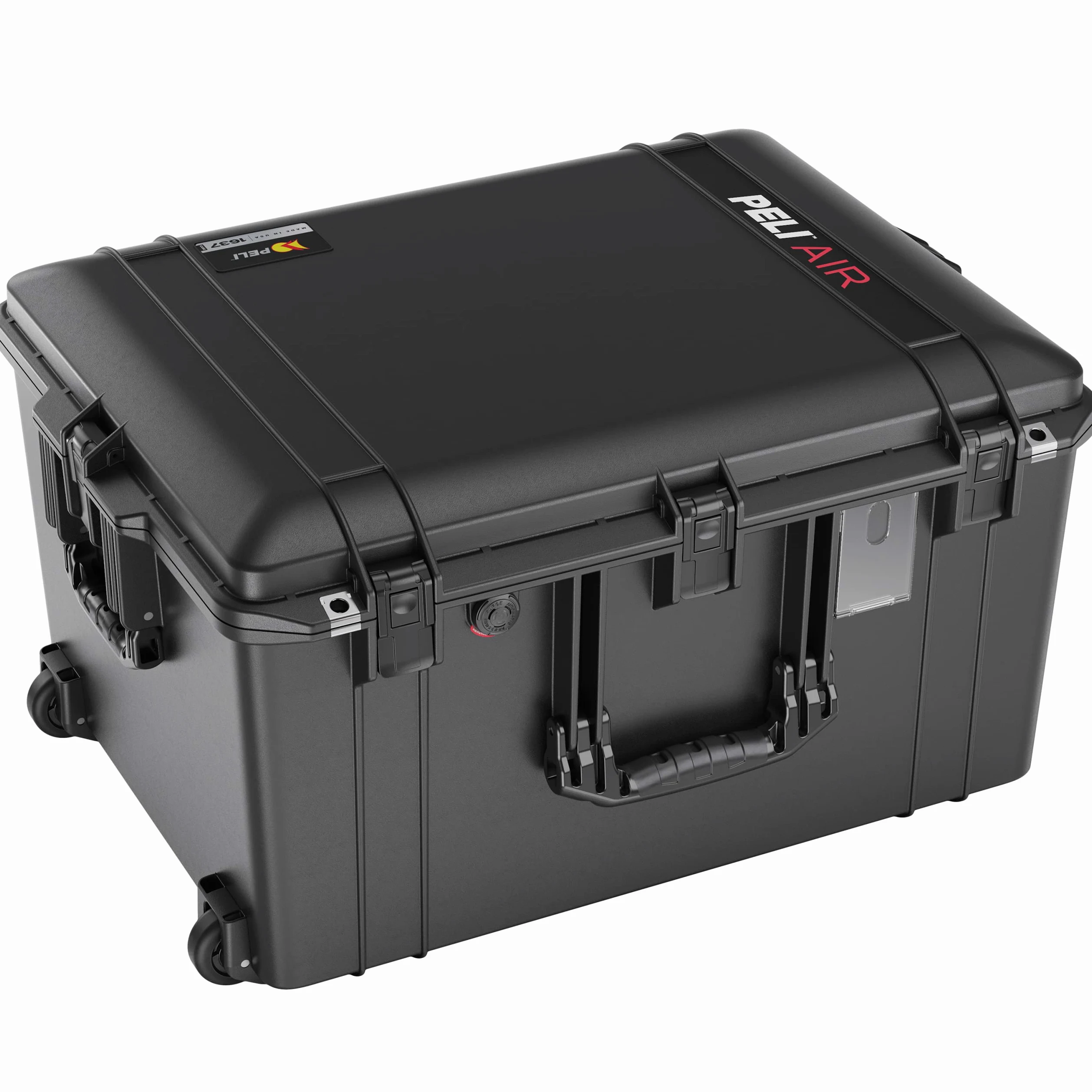 Peli 1637 Air Leichter Trolley für Drohnen, Bühnenlicht und Weitere Studioausrüstung, Wasser- und Staubdicht, 89L Volumen, Mit Schaumstoffeinlage (Anpassbar), Farbe: Schwarz