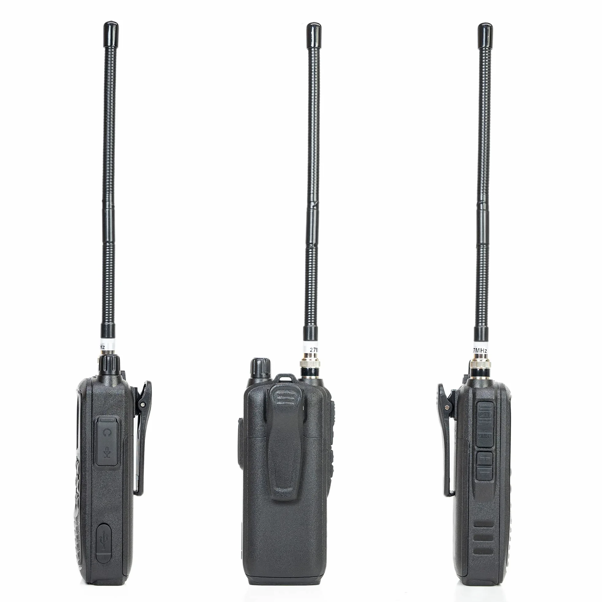Tragbare CB-Funkstation PNI Escort HP 82, Multistandard, 4W, 12V, AM-FM, NRC, Dual Watch, Roger Beep, regelbarer ASQ SQ, VOX Schwarz