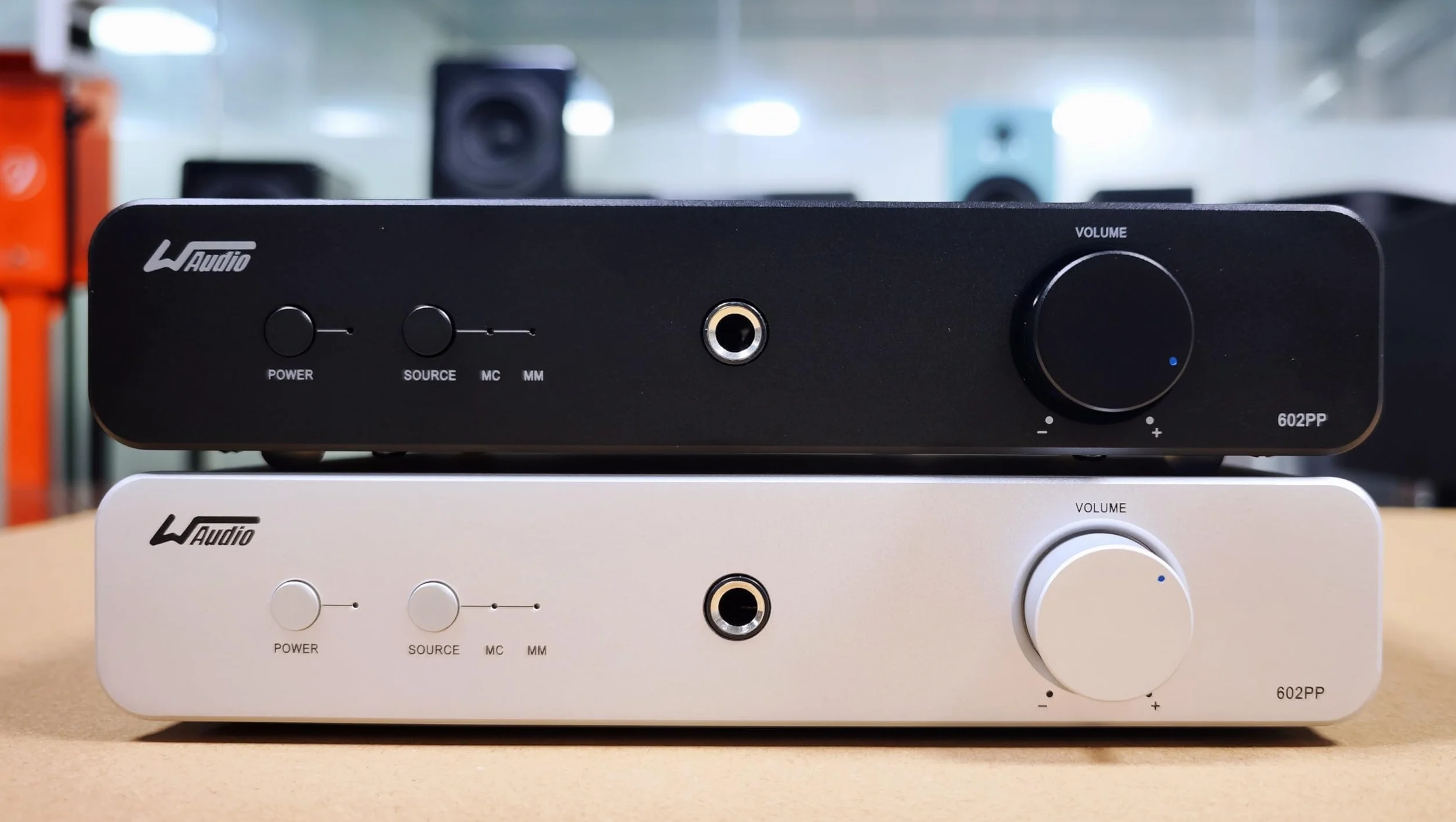 WAudio Phono-Vorverstärker für Plattenspieler MM/MC mit Kopfhörer-Verstärker, Lautstärkeregler und Balance-Regler – Hi-Fi-Vinyl-Schallplattenspieler-Vorverstärker, geräuscharmer RIAA-Equalizer