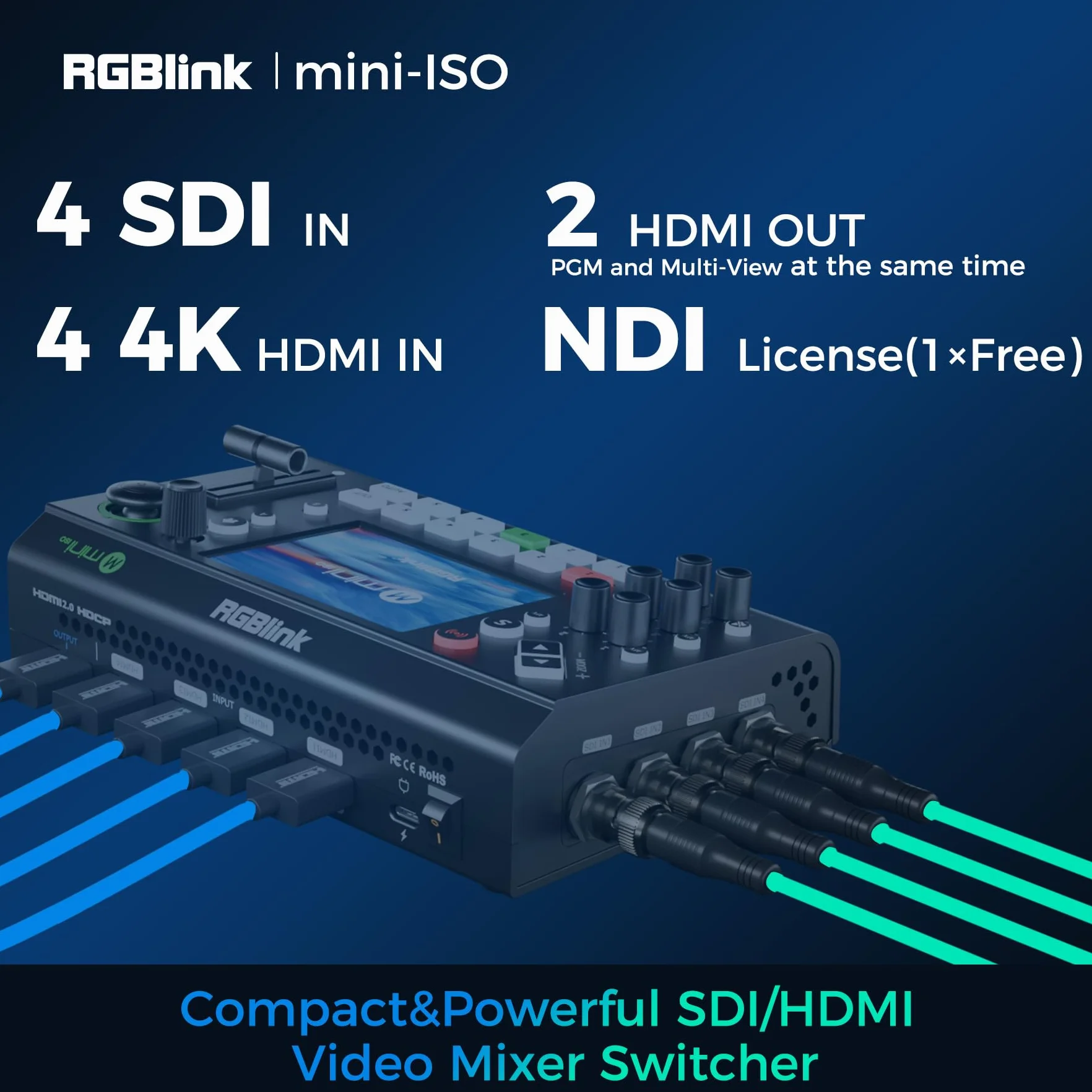 RGBLINK Mini ISO Videomischer