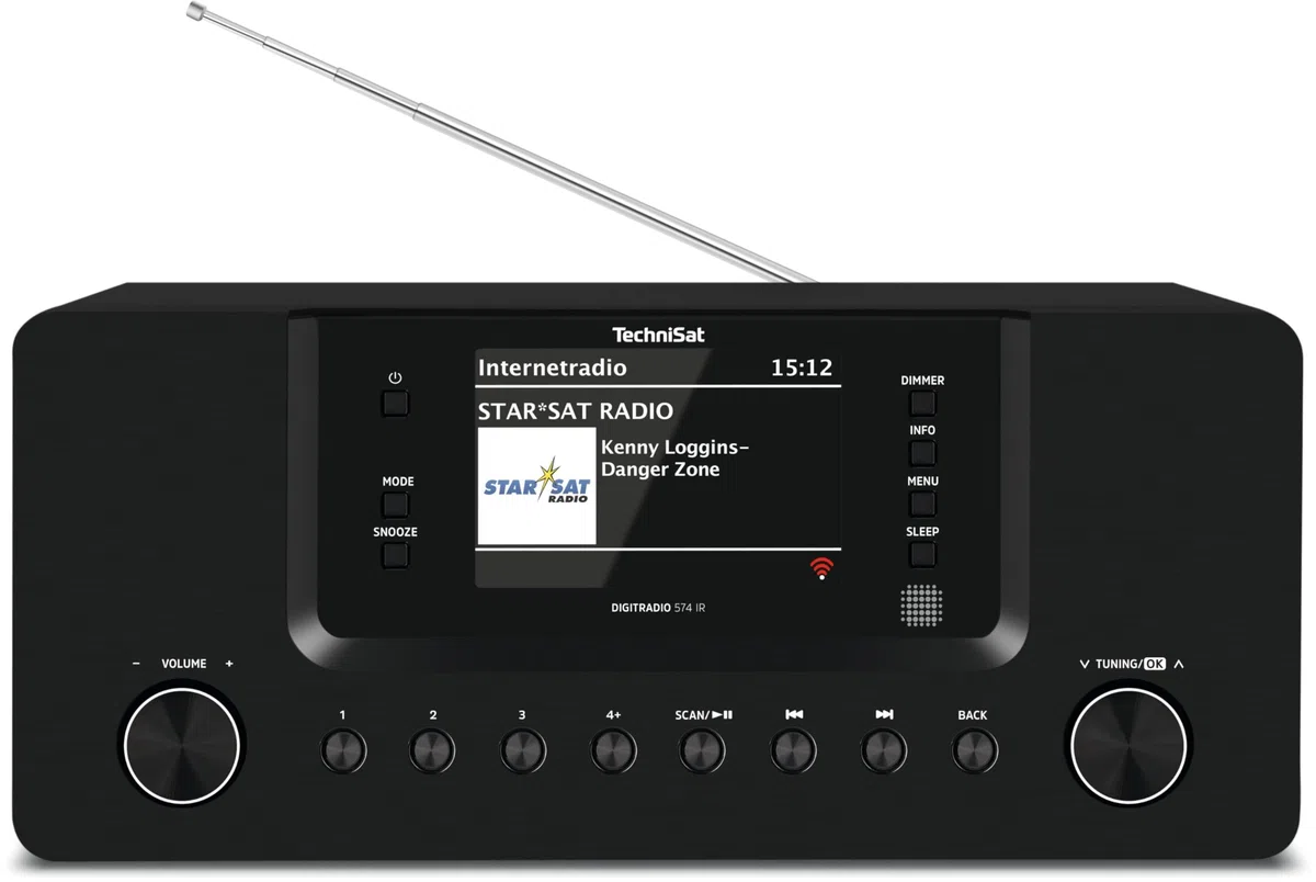 TechniSat DIGITRADIO 574 IR DAB+ Internetradio mit Bluetooth - schwarz