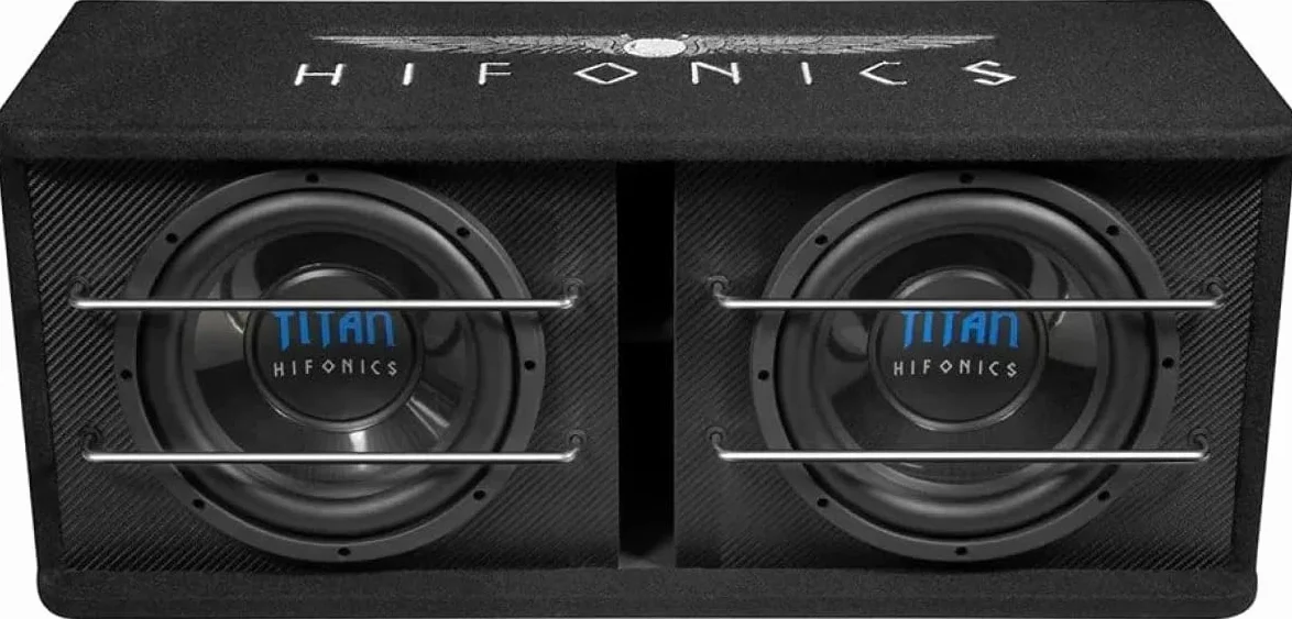 Hifonics TDA-250R Aktiv-Subwoofer für Auto, 600 W