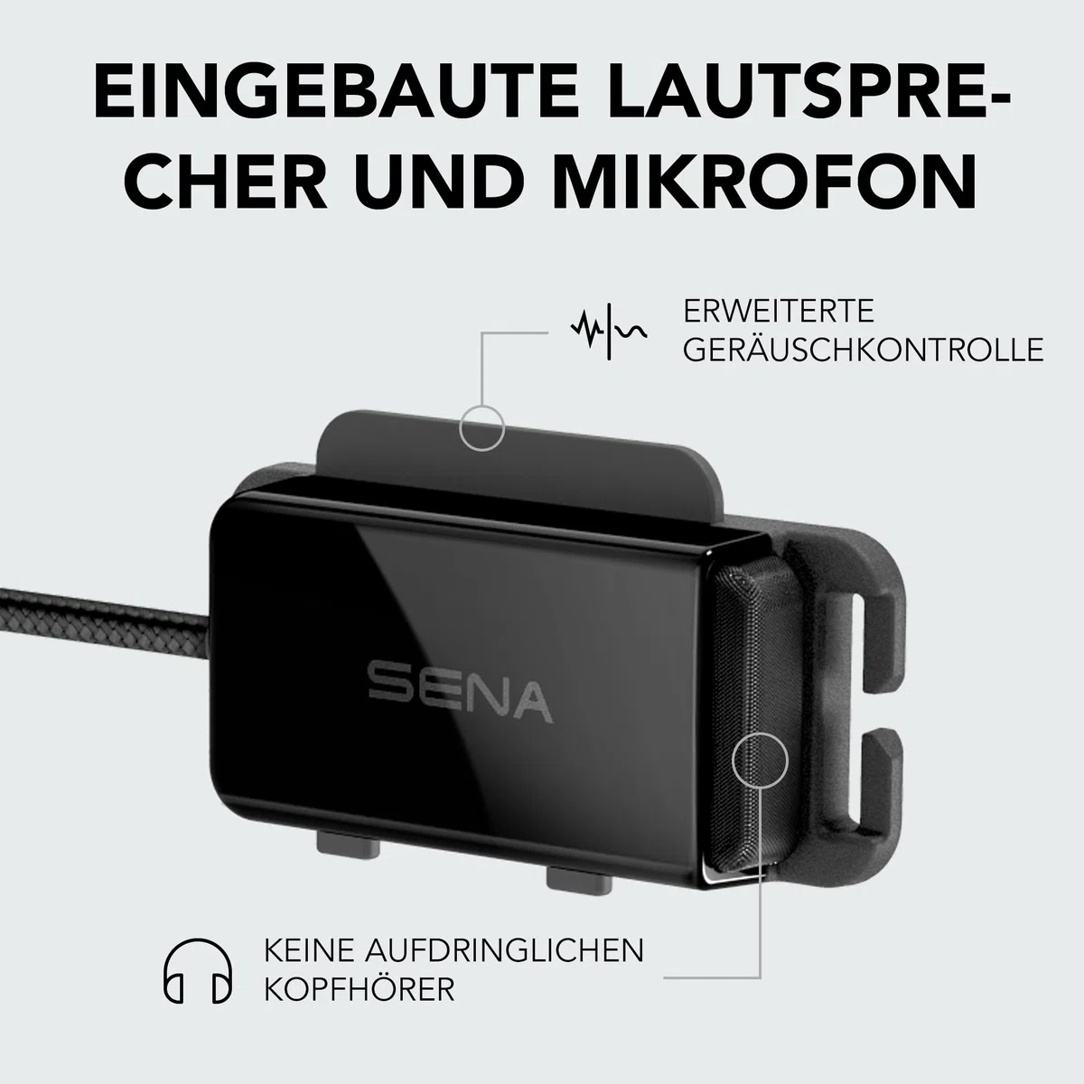Sena pi, Universal Bluetooth Intercom Headset, passend für die meisten Rad- und Multisporthelme