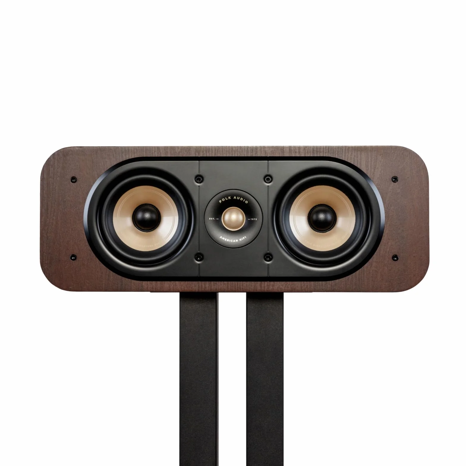 Polk Audio Signature Elite ES30 Centerlautsprecher, schlanker, hochauflösender Center Lautsprecher, Hi-Res Zertifiziert, Dolby Atmos und DTS:X kompatibel (Stück), Weiß