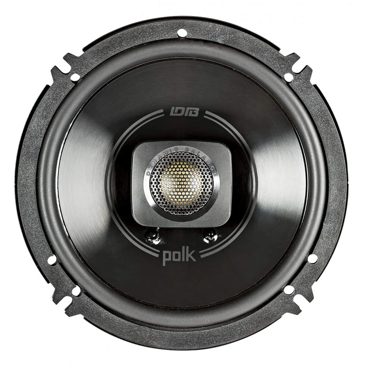 Polk Audio DB652 DB+ Series 16,5 cm Koaxial-Lautsprecher für Auto und Marine, 2-Wege-Boot- & Auto-Audio-Lautsprecher, 40-22 kHz Frequenzgang, Polypropylen-Woofermembran und 1,9 cm