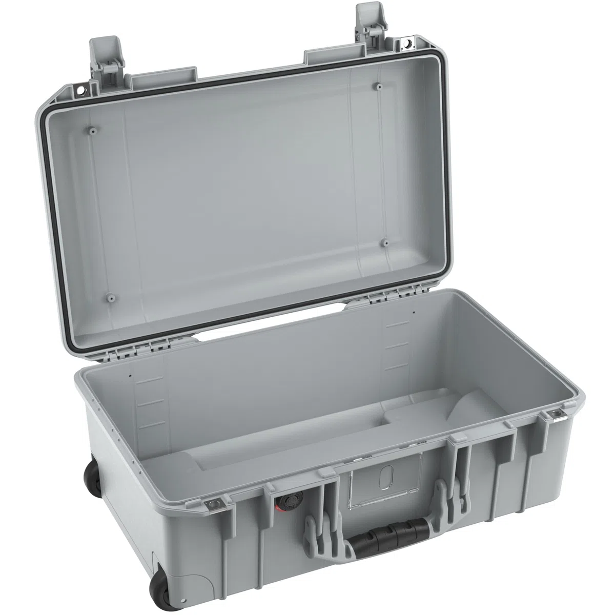 PELI 1535 Air Leichter Schutzkoffer mit Rollen for Kameraequipment, Wasser- und Staubdicht, 27L Volumen, Ohne Schaumstoffeinlage, Farbe: Grau