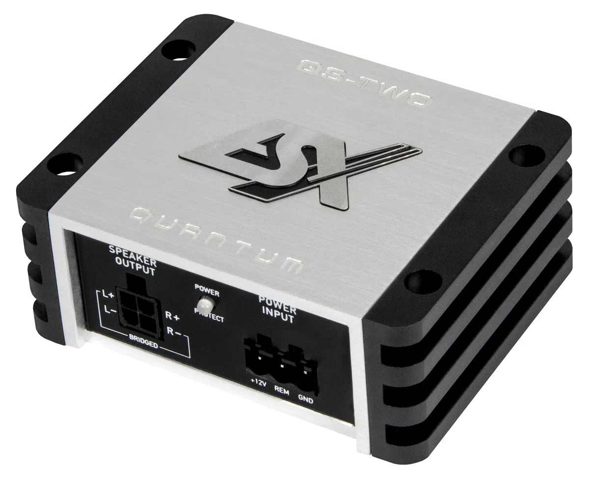 ESX QS-Two Quantum | 2-Kanal Class D Nano Digital Verstärker 380 Watt Max. Ausgangsleistung