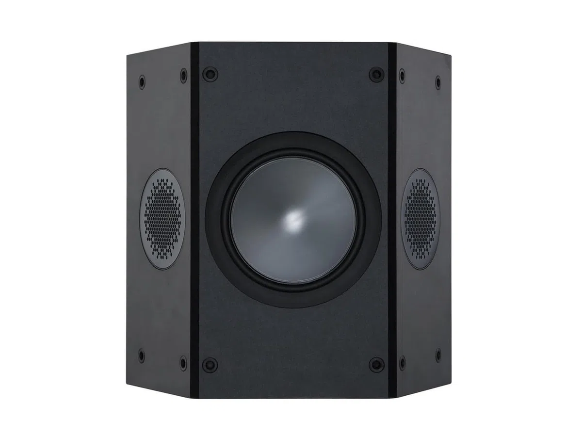 Monitor Audio Bronze FX 6G | Farbe: Schwarz | Surround-Lautprecher | Paar | Heimkino | 2-Wege | 8 Ohm | 80 Watt | Dipol/Bipol | Geschlossenes Gehäuse | Passiv