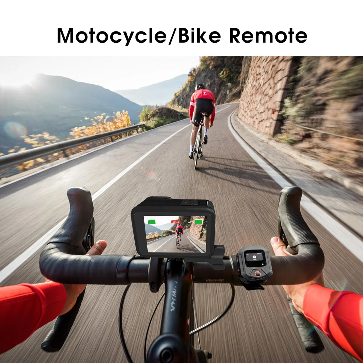 Fernbedienung für GoPro Hero 13 Drahtloser tragbarer Smart Remote Controller mit Armband kompatibel mit Go Pro 13 12 11 MAX 2 Display Action Camera Power Battery Zubehör