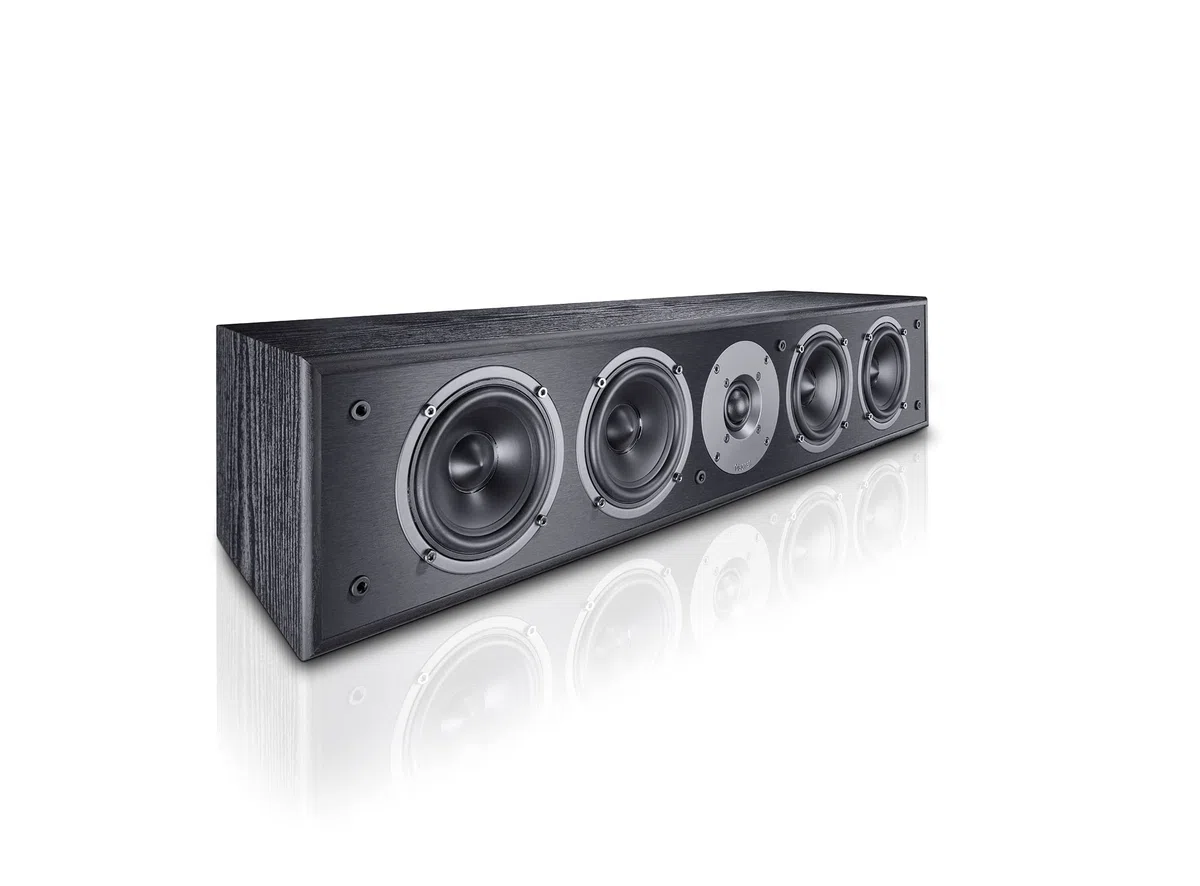Monitor S14 C Black, Farbe:Schwarz | 2,5-Wege-Centerlautsprecher mit mehrchassiger Bestückung für kräftige, präzise Dialogwiedergabe im Heimkino.