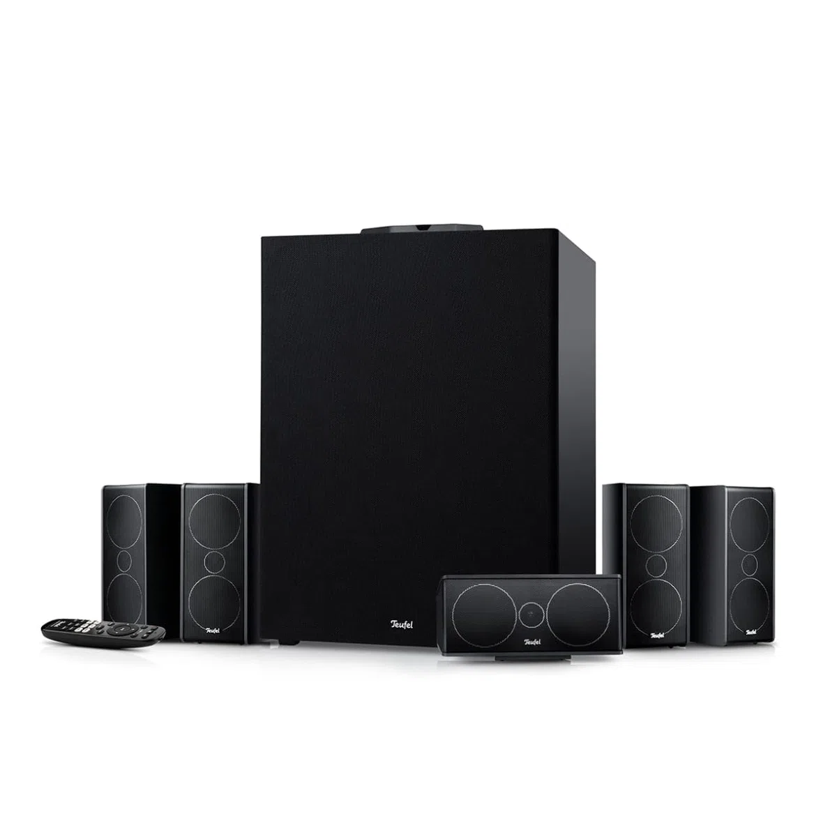 Teufel CONSONO 35 Concept Power Edition - 5.1 Surround Soundsystem, Komplettsystem Heimkino mit integriertem AV-Receiver, Bluetooth, Dolby Audio, USB-C-Soundkartenfunktion, HDMI ARC CEC -schwarz