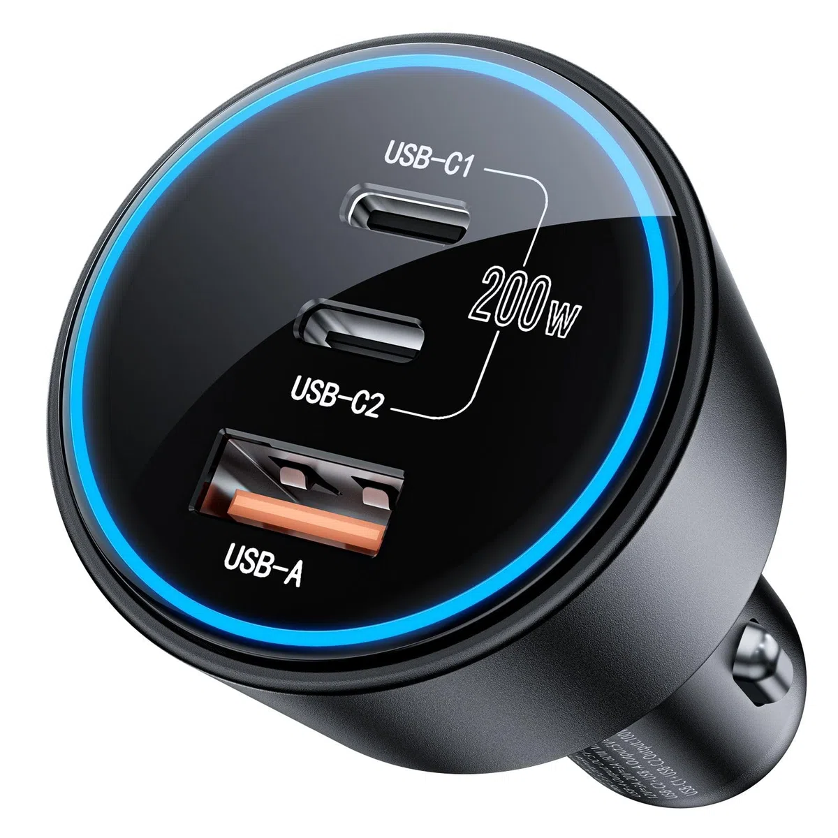 200 W USB C Schnellladegerät, Dual PD 100 W Typ C, PD3.0/QC4.0/PPS Zigarettenanzünder-Adapter für 15/14/13/12, Galaxy S22/S21 Ultra, MacBook, Laptop usw