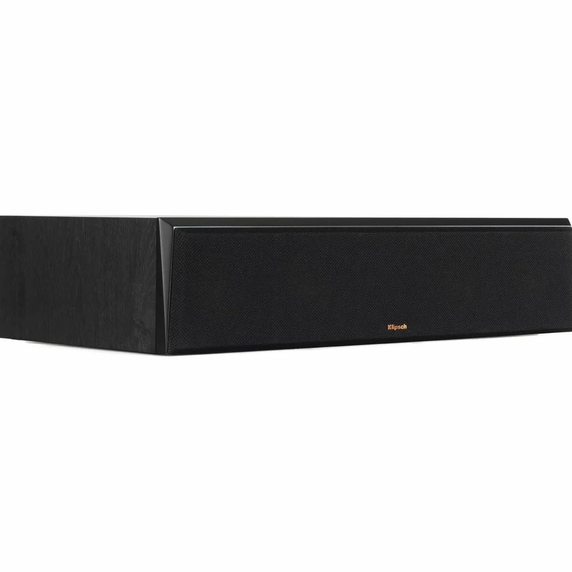Klipsch Reference Premiere RP-404C II Mittelkanal-Lautsprecher mit Flacher Tiefe, versiegeltes Design und 10,2 cm Keramik-Tieftöner für kristallklaren Heimkino-Dialog in Ebenholz