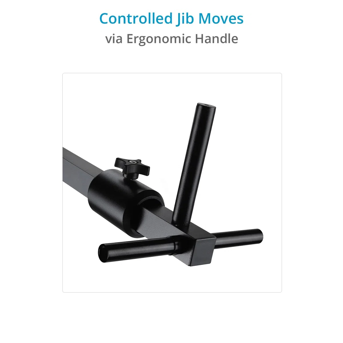PROAIM Vega Jib Crane für DSLR-Videokameras für Filmproduktionseinheiten, Nutzlast bis zu 8 kg, unterstützt Pan Tilt Heads & 3-Achsen-Gimbals (JB-VG04-01)