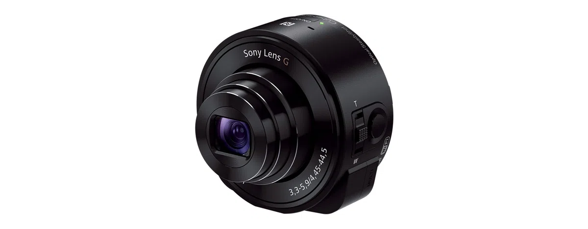 Sony DSC-QX10 SmartShot Digitalkamera (18,2 Megapixel Exmor R CMOS Sensor, NFC, HD Videoaufnahme) inkl. Sony G Weitwinkel-Objektiv mit 10x opt. Zoom schwarz