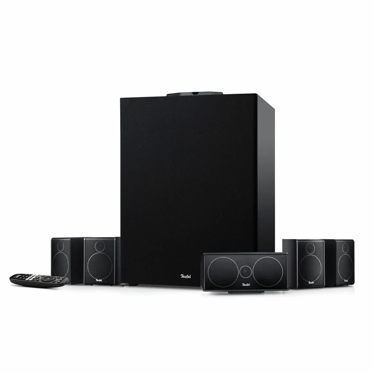 Teufel CONSONO 25 Concept Power Edition - 5.1 Soundsystem, Komplettsystem Heimkino mit integriertem AV-Receiver, Bluetooth, Dolby Audio, USB-C-Soundkartenfunktion, HDMI ARC CEC