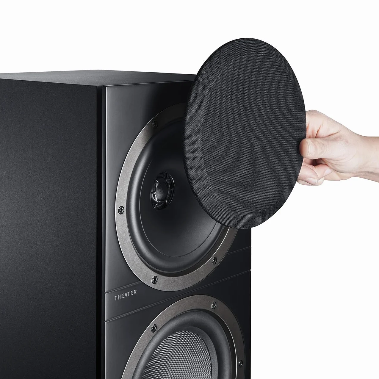 Teufel Theater 500 Surround Direkt 5.1 Heimkino-Set - Kinoatmosphäre Surround Sound System, Mächtiger Subwoofer, Allrounder für Musik und Filmton sowie eine präzise Ortung bei Games - schwarz