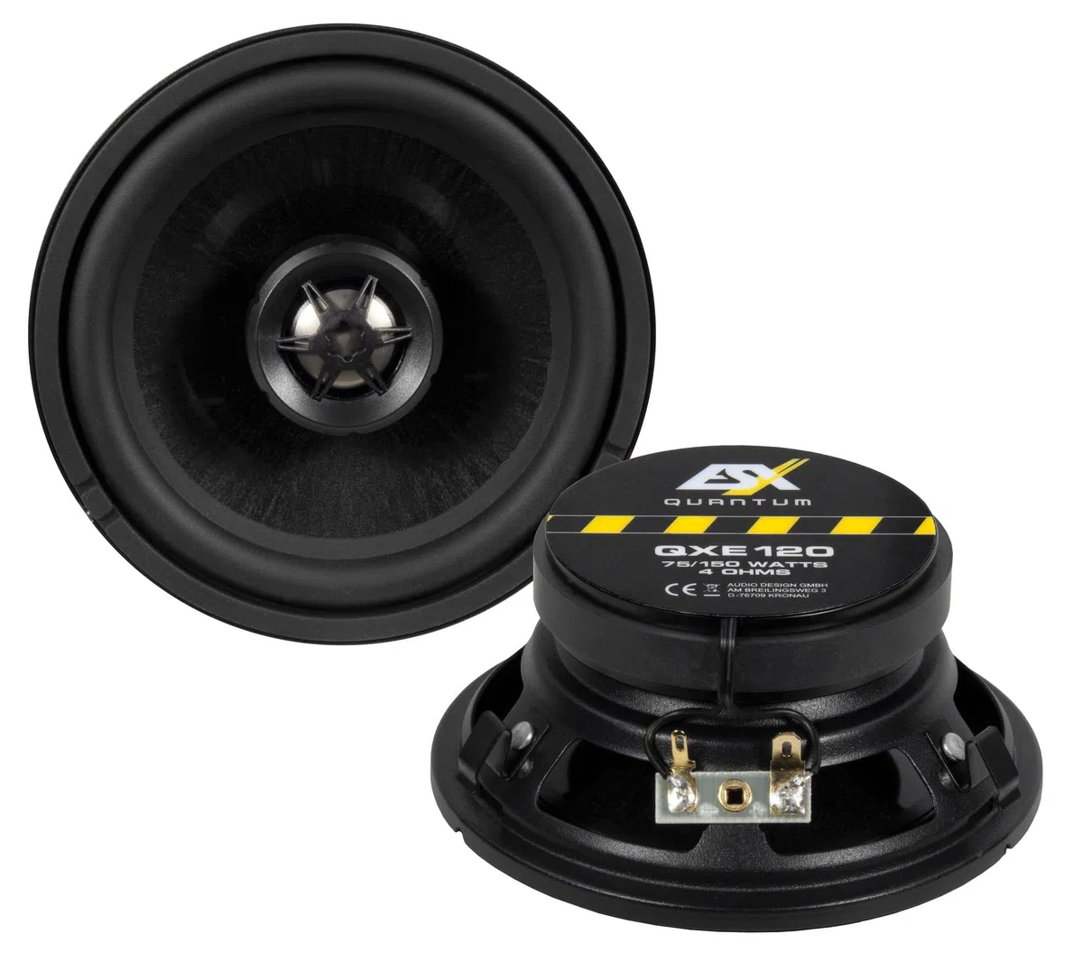 ESX QXE120 W124-12cm Koax Lautsprecher passend für Mercedes Benz W124