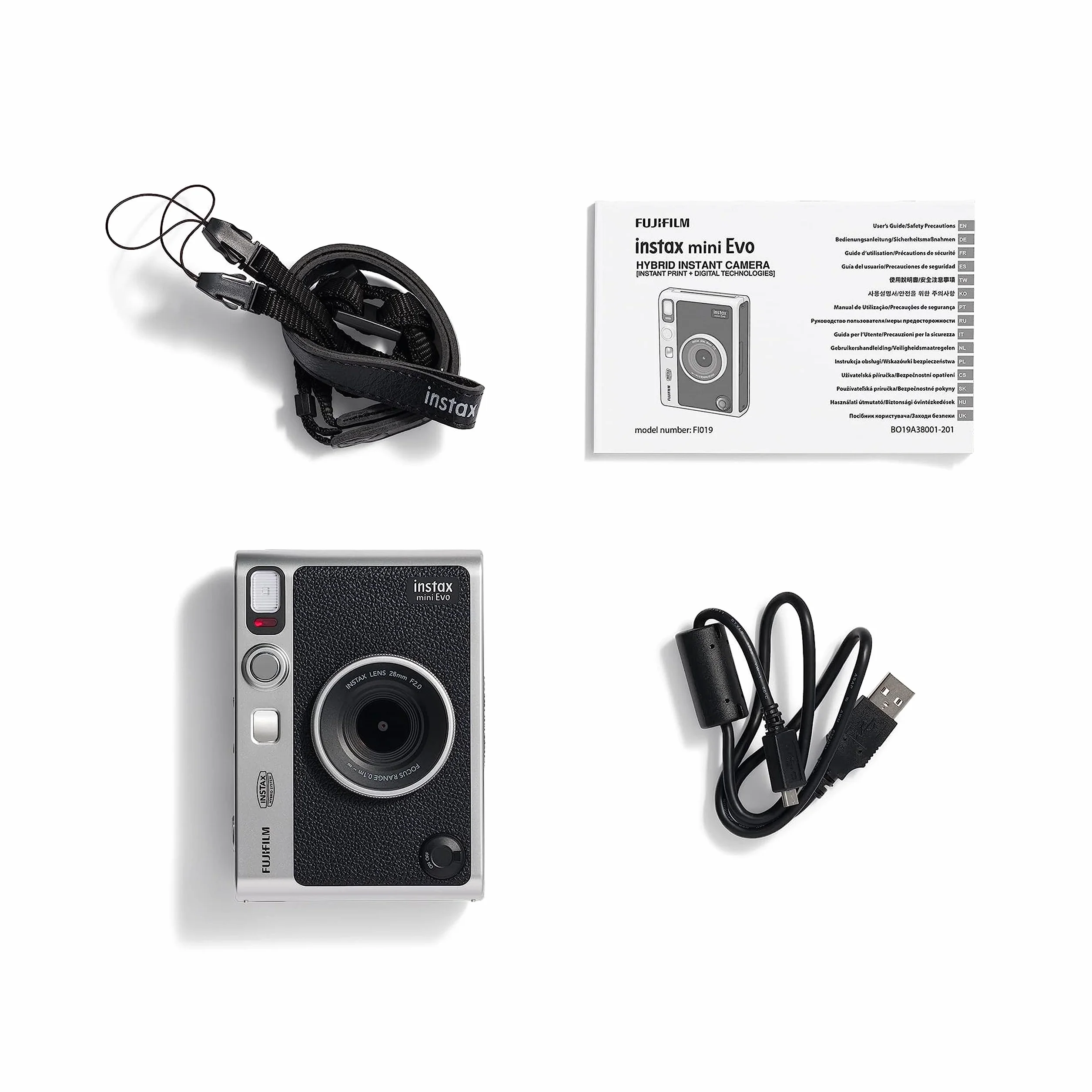 INSTAX mini EVO Sofortbildkamera mit Hybridfunktion